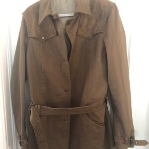 Kooples Classic Mens Casual Cotton Trench